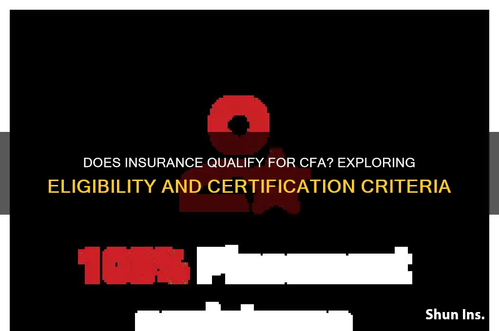 does insurance qualify for cfa