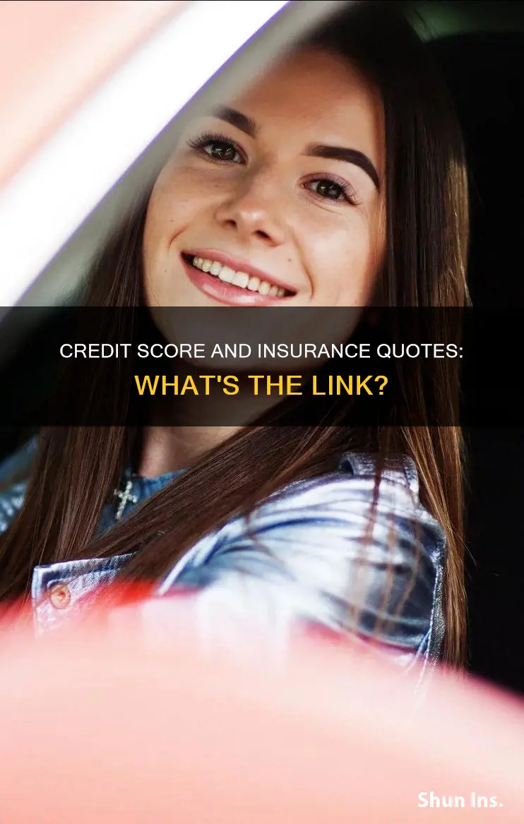 does insurance quote check lower credit score