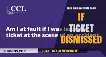 How Dismissed Tickets Affect Your Insurance Rates