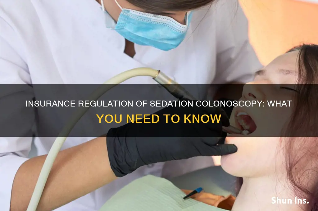 does insurance regulate sedation colonoscopy