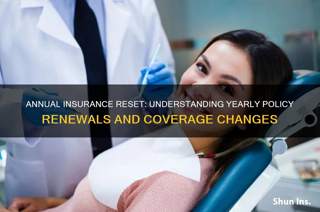 does insurance reset every year
