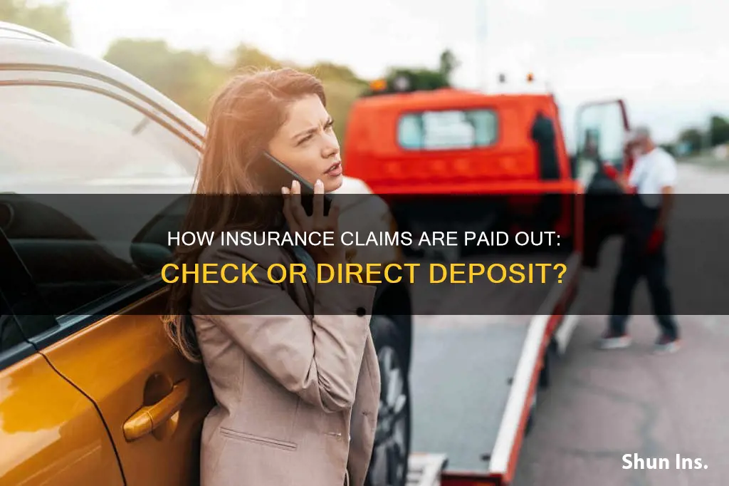 does insurance send you a check
