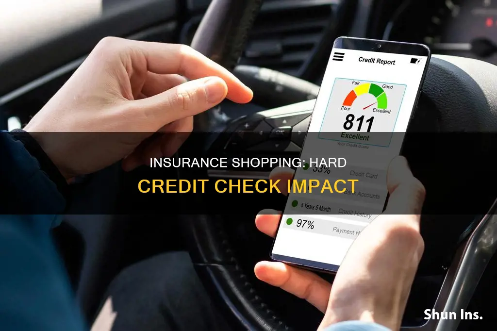 does insurance shopping hard credit check