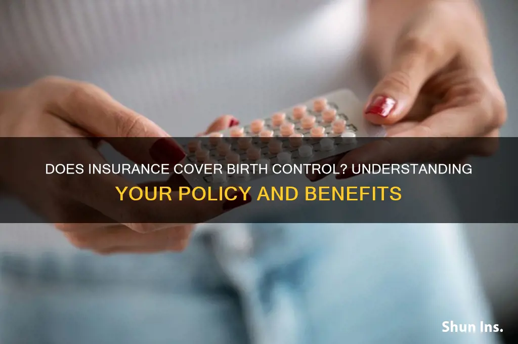 does insurance show birth control