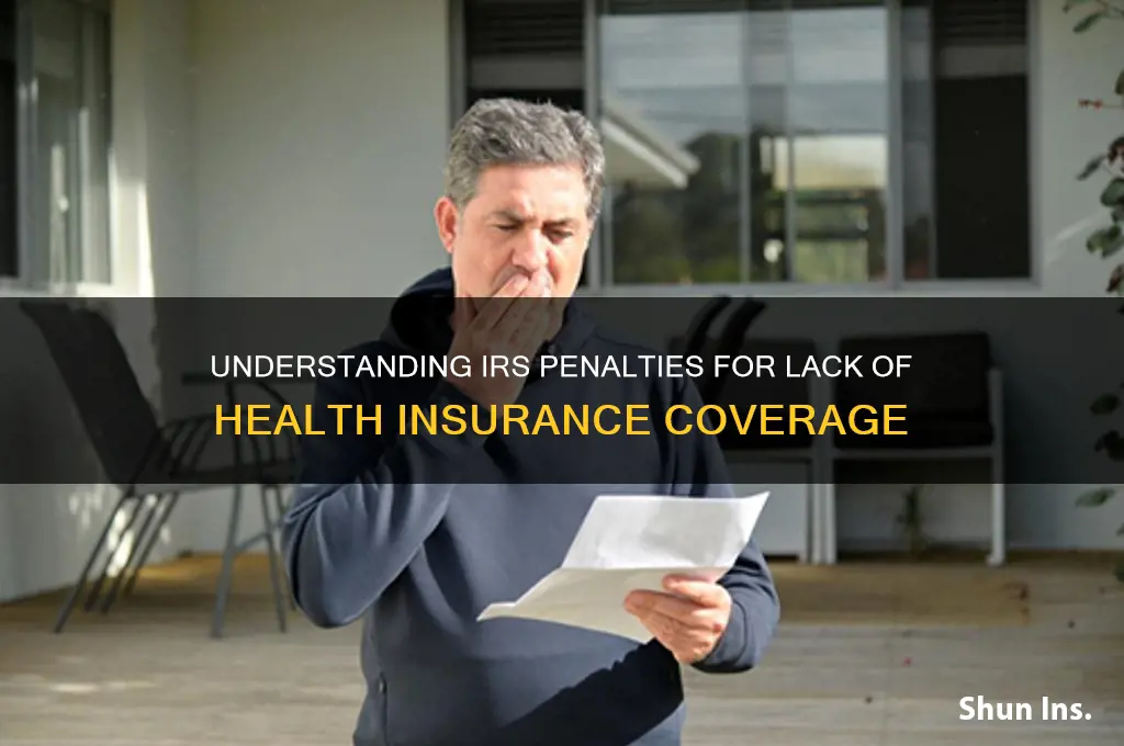 does irs charge you penalty for not having health insurance