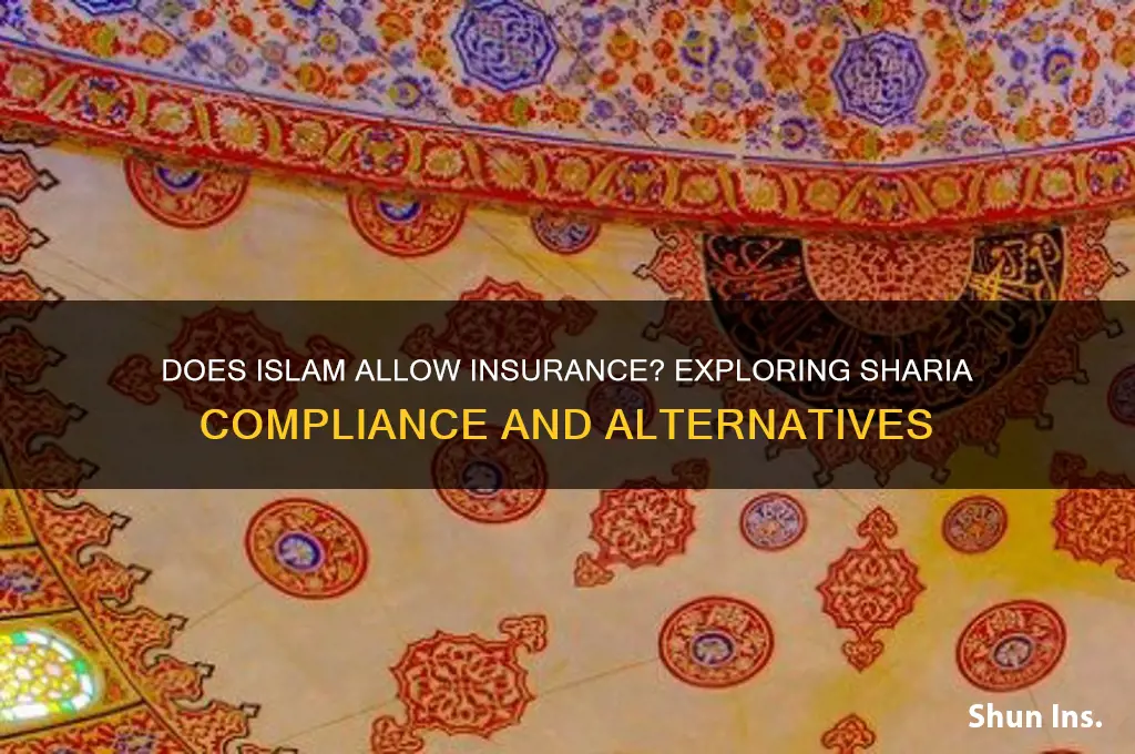does islam allow insurance