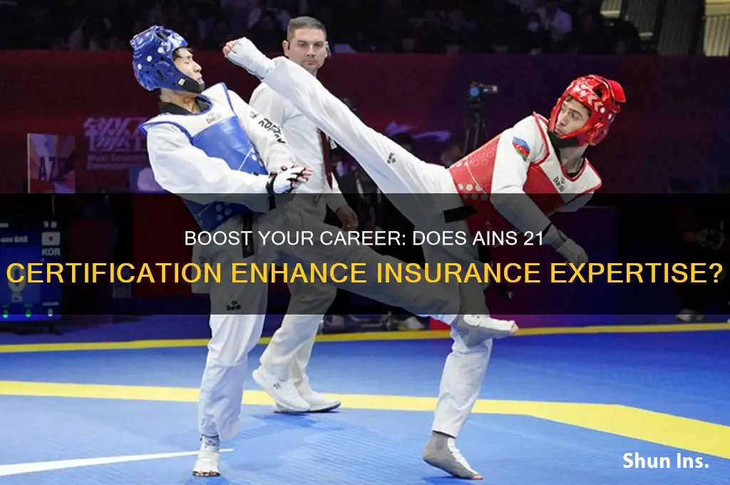 does it help to pass certification on ains 21 insurance