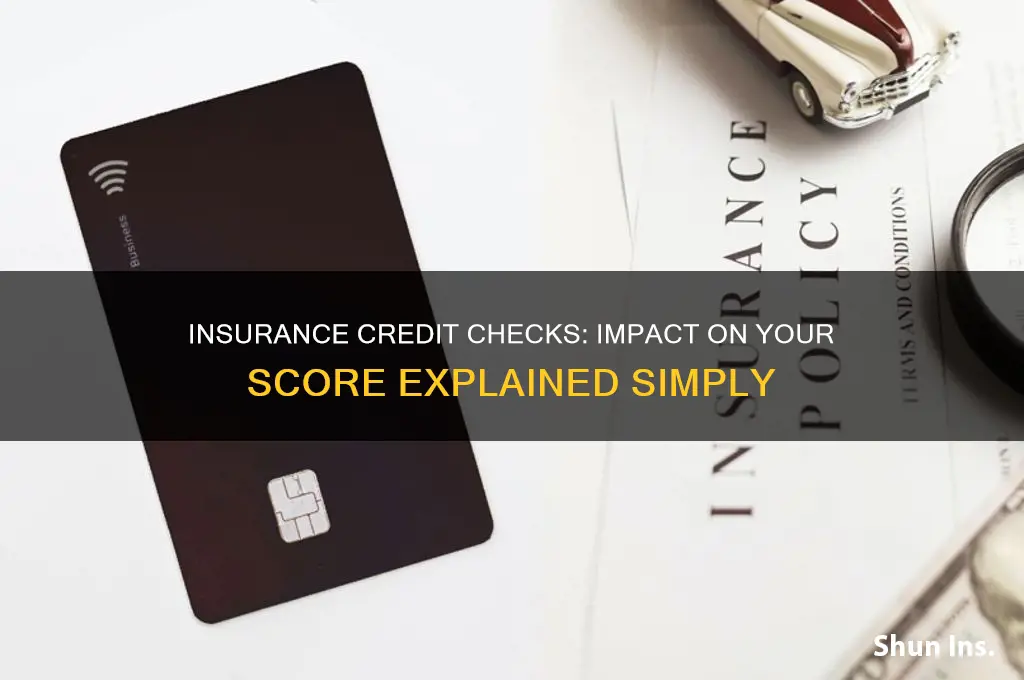 does it hurt my credit when insurance runs it