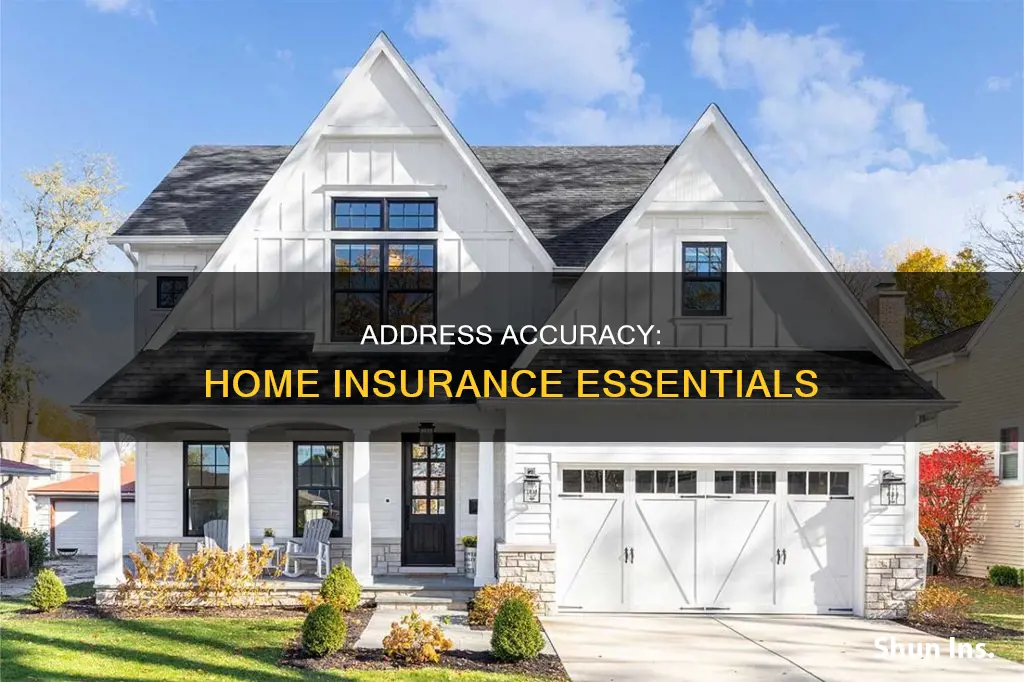 does it matter what address for homeowners insurance