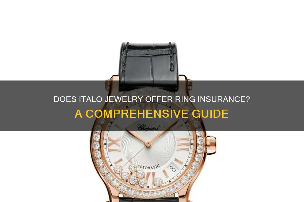 does italo jewelry have ring insurance