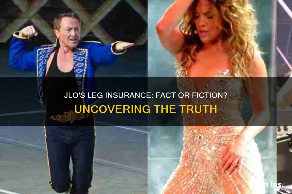 does jlo have insurance on legs