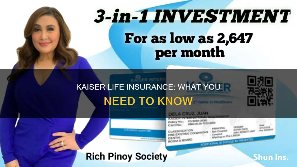 does kaiser offer life insurance