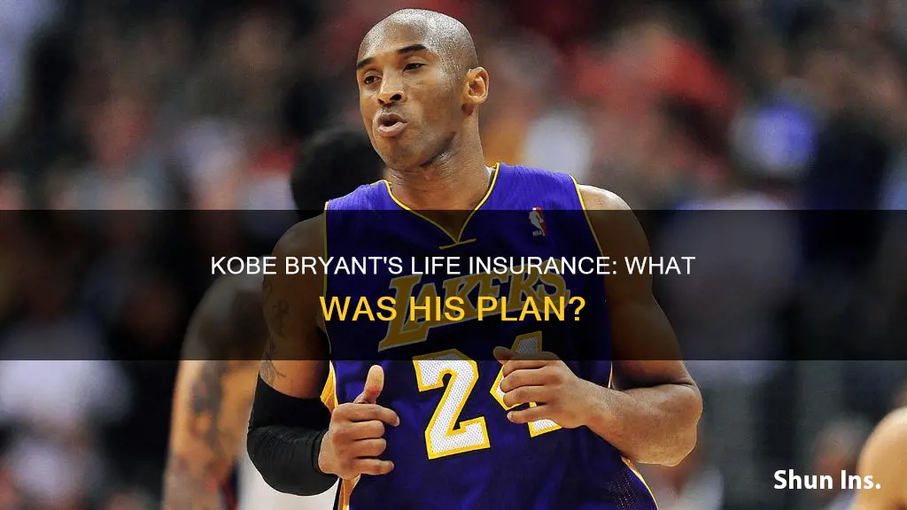 does kobe bryant have life insurance