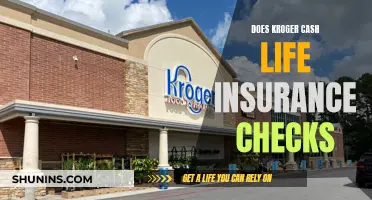 Life Insurance Checks: Can You Cash Them at Kroger?