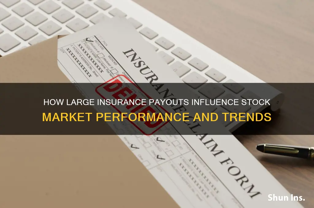 does large insurance payouts effect stock market