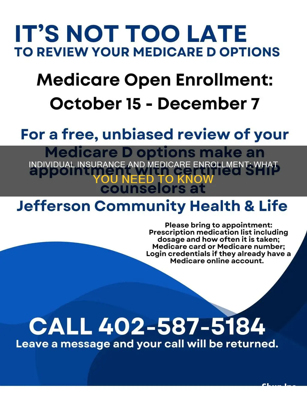 does leaving individual insurance allow me to enroll in medicare
