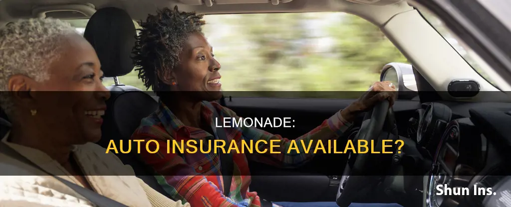 does lemonade have auto insurance