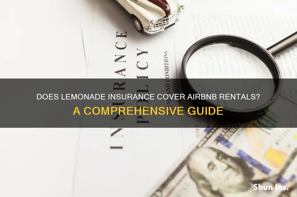 does lemonade insure airbnb rentals