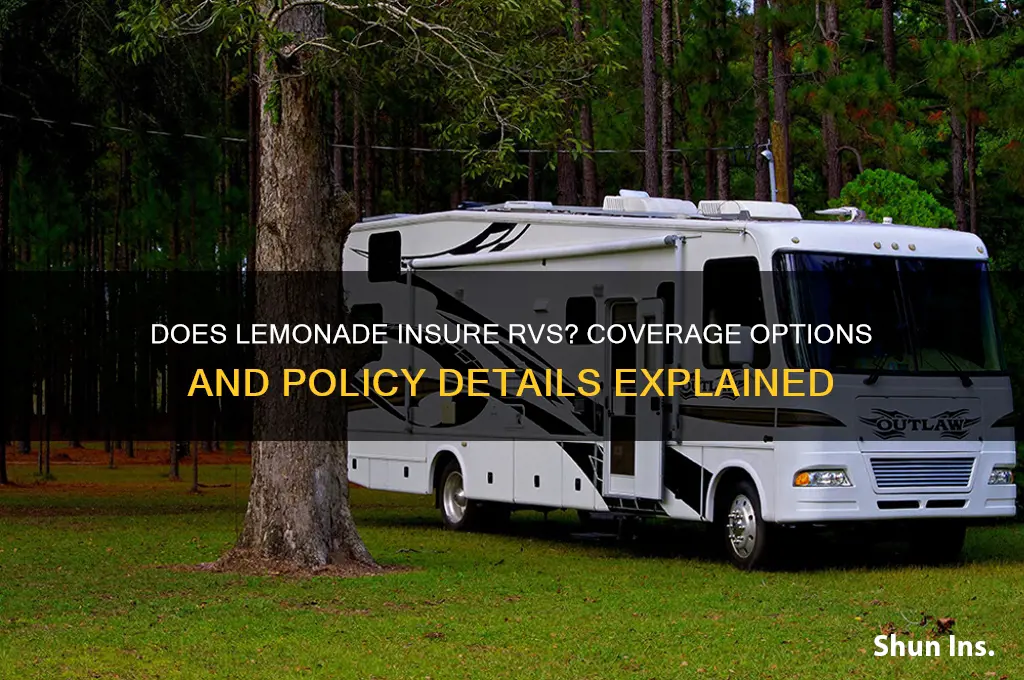 does lemonade insure rvs