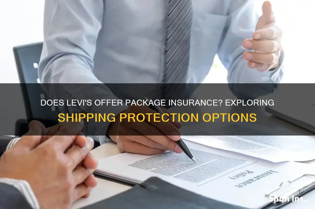 does levis have insurance on packages