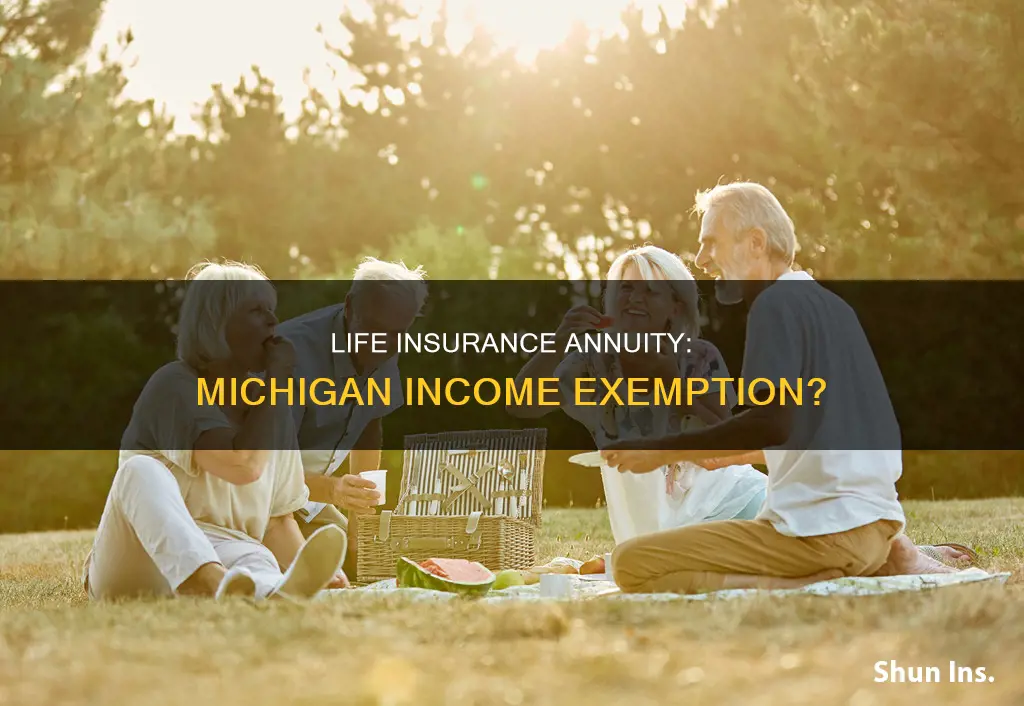 does life insurance annuity qualify michigan income subtraction