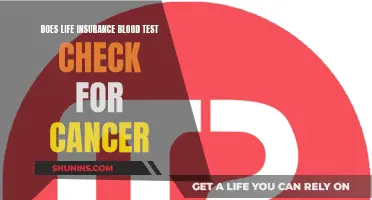 Cancer and Life Insurance: Blood Test Checks?