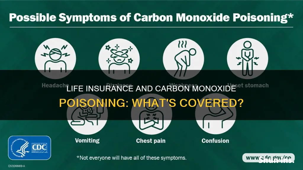 does life insurance cover carbon monoxide poisoning