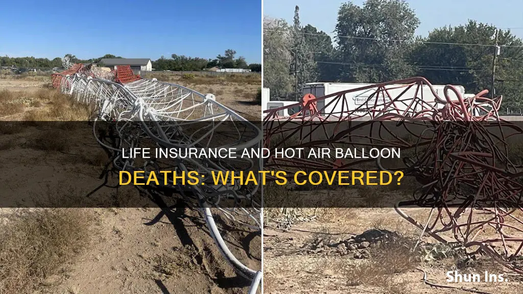 does life insurance cover hot air balloon death