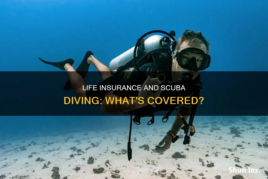 does life insurance cover scuba diving