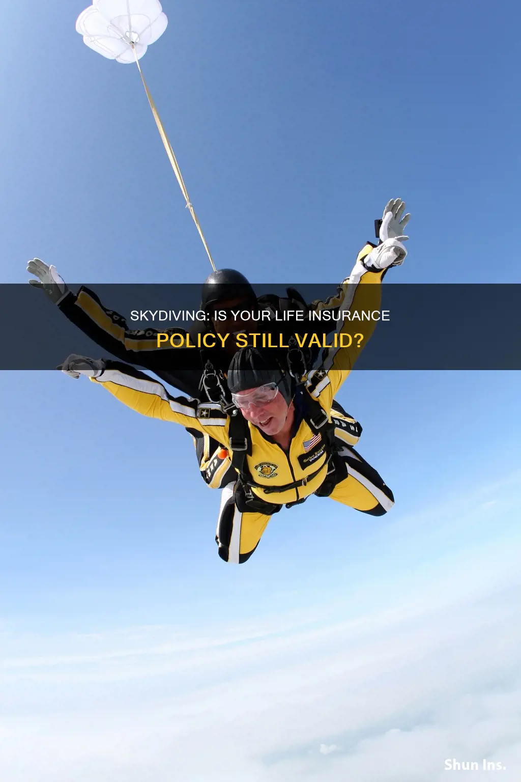 does life insurance cover skydiving