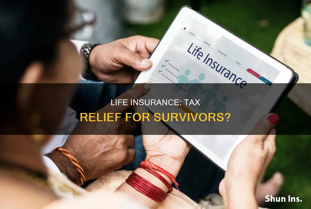 does life insurance help reduce taxable income gor the survivor