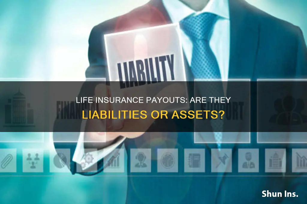 does life insurance payment count as liability