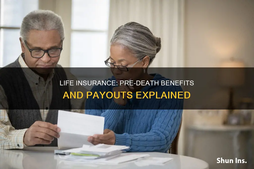 does life insurance payout before death