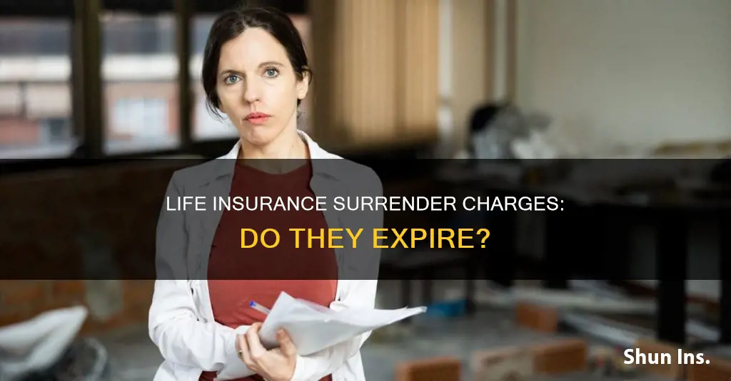 does life insurance surrender charge expire