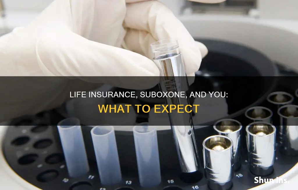 does life insurance test for suboxone