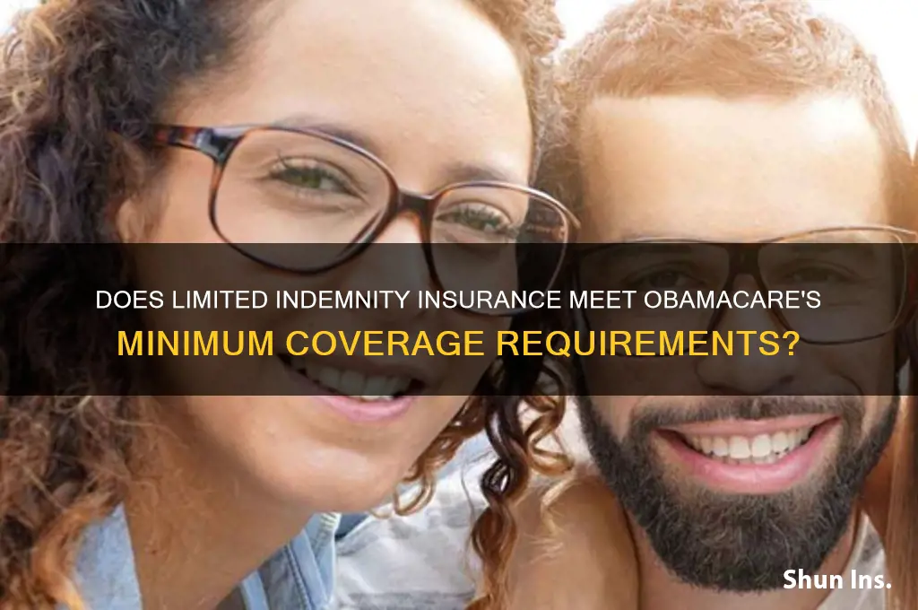 does limited indemnity insurance qualify for obamacare