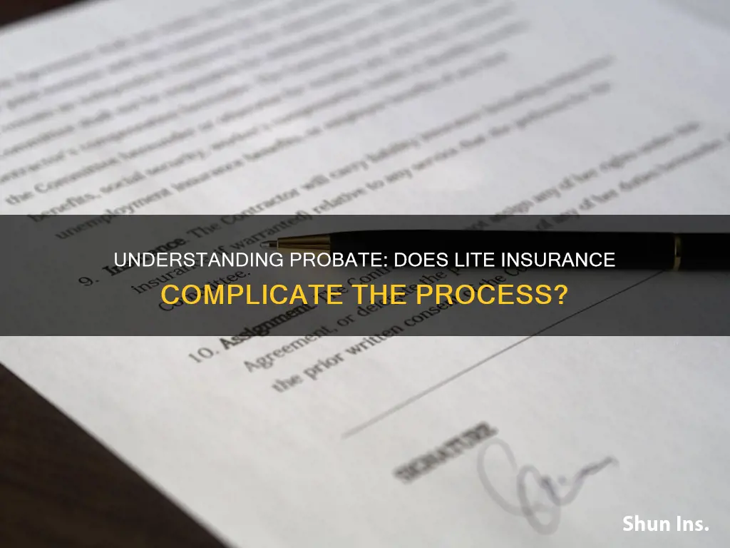 does lite insurance go through probate