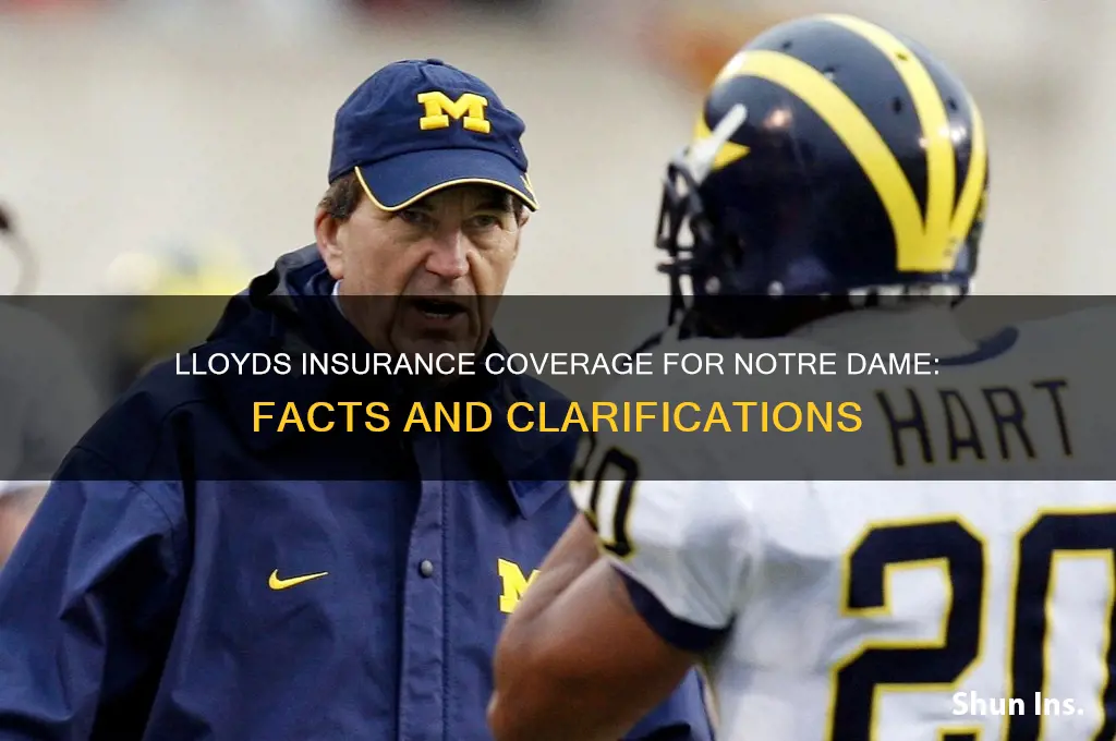 does lloyds insure notre dame