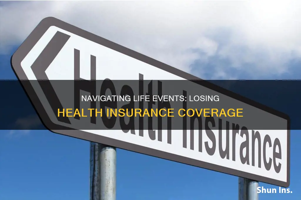 does losing my health insurance count as a life event