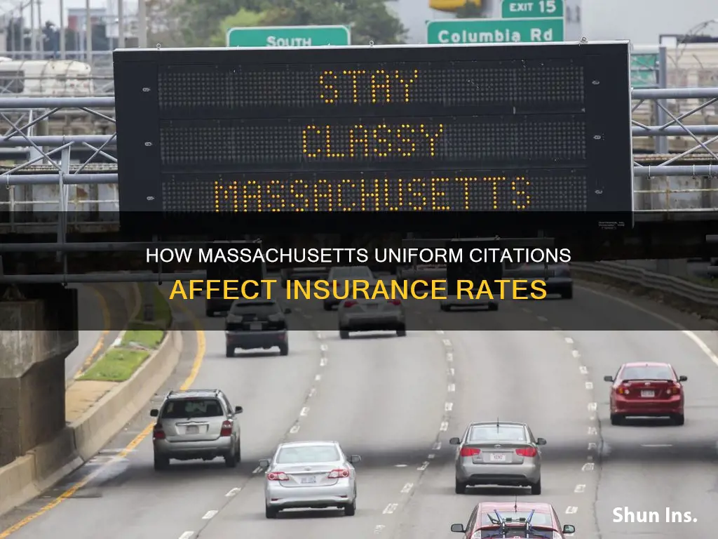 does massachusetts uniform citation affect insurance