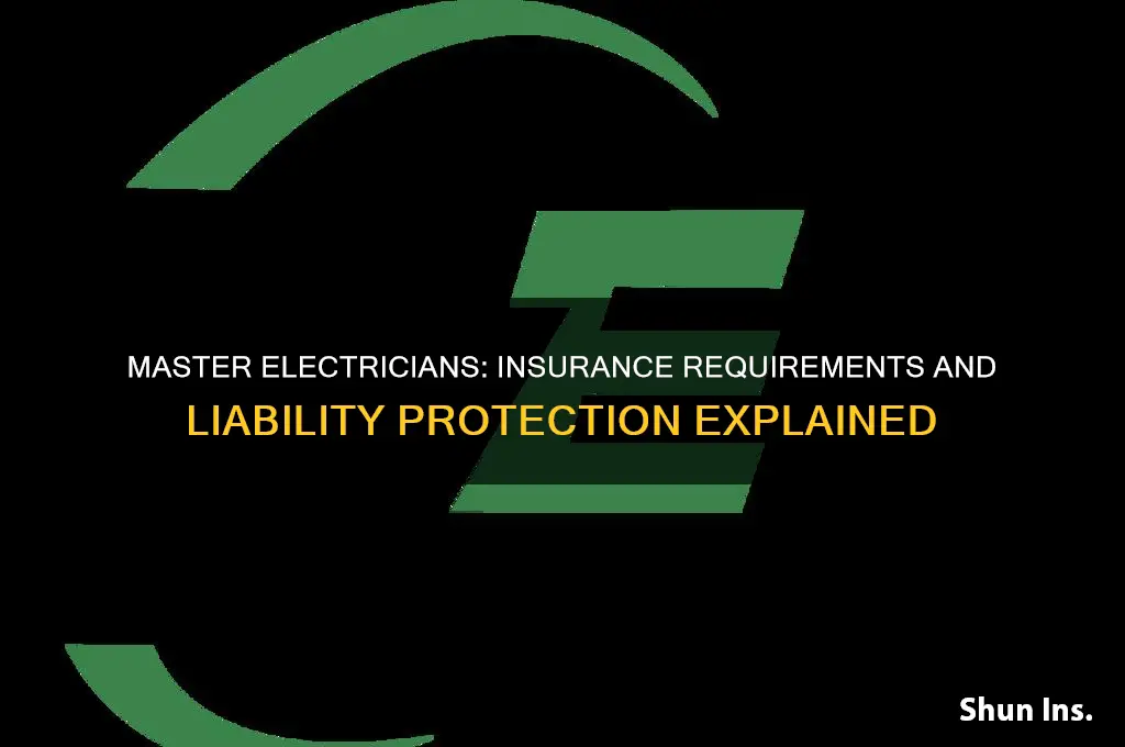 does master electrician have to be insured