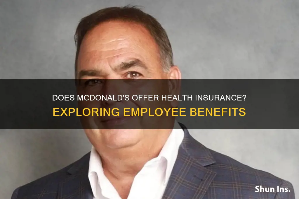 does mc donalds have health insurance