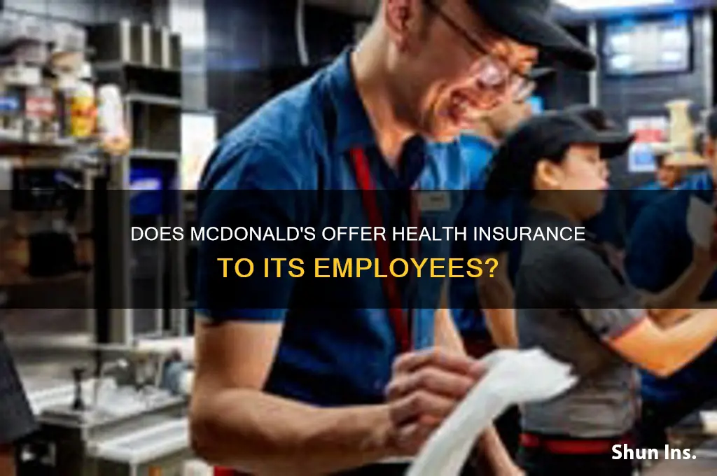does mcdonalds provide health insurance