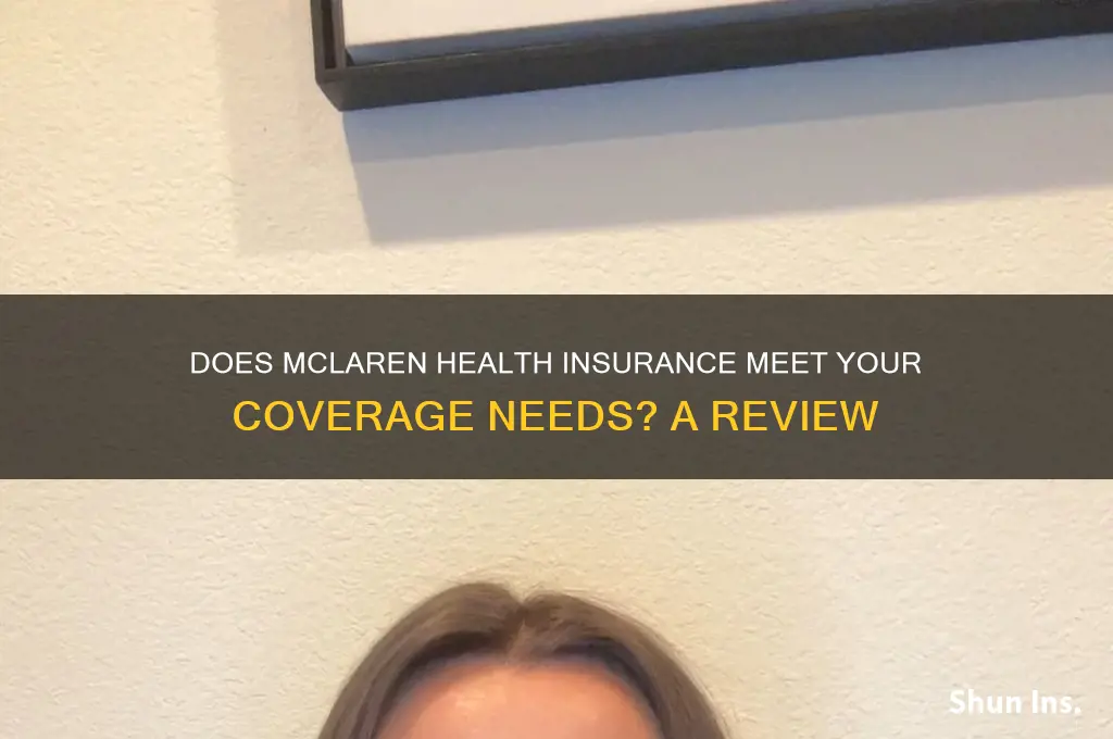 does mclaren health insurance