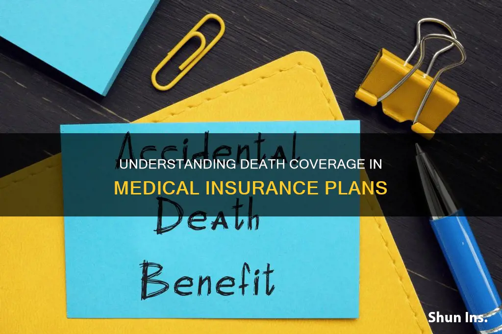 does medical insurance cover death