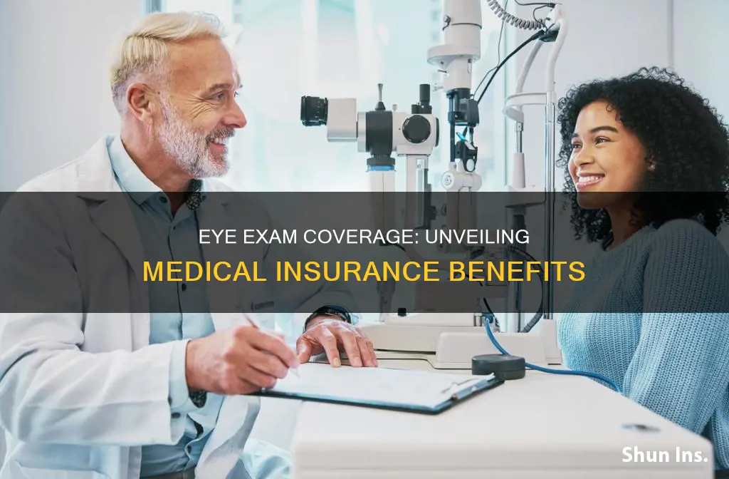 does medical insurance cover eye exams