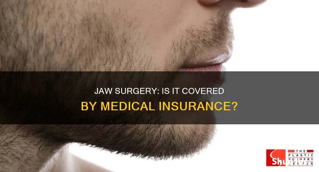 does medical insurance cover jaw surgery