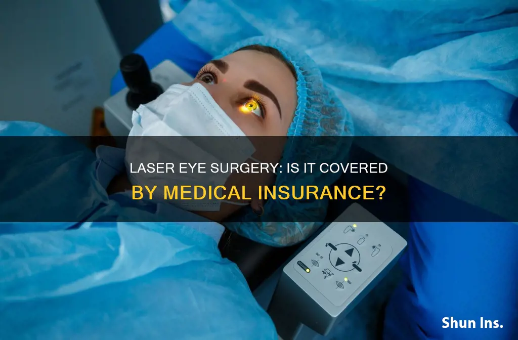 does medical insurance cover laser eye surgery
