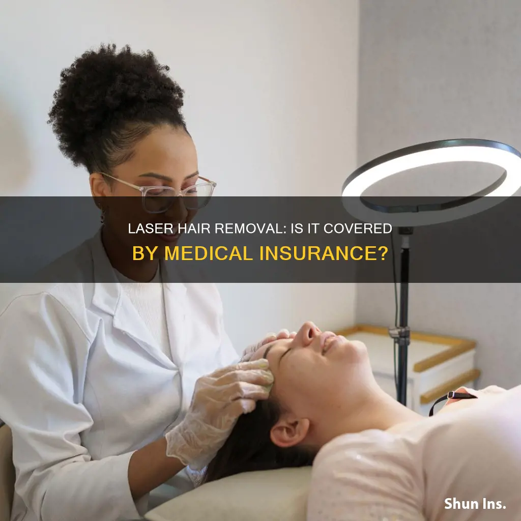 does medical insurance cover laser hair removal