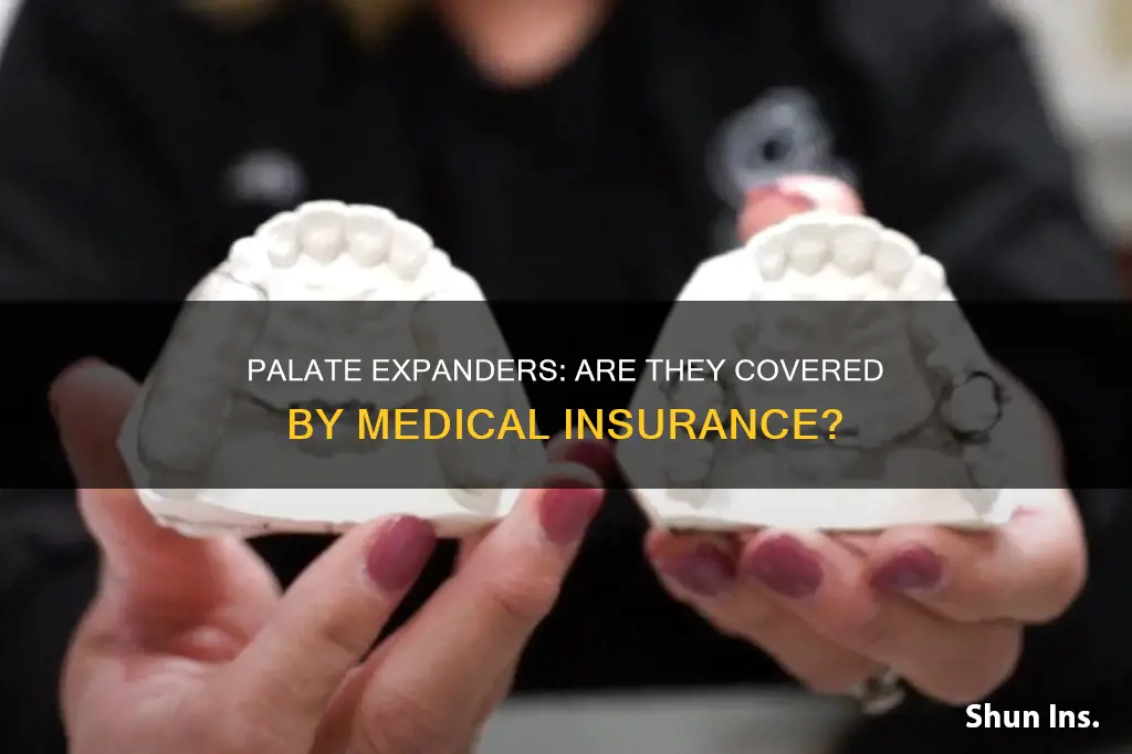does medical insurance cover palate expander